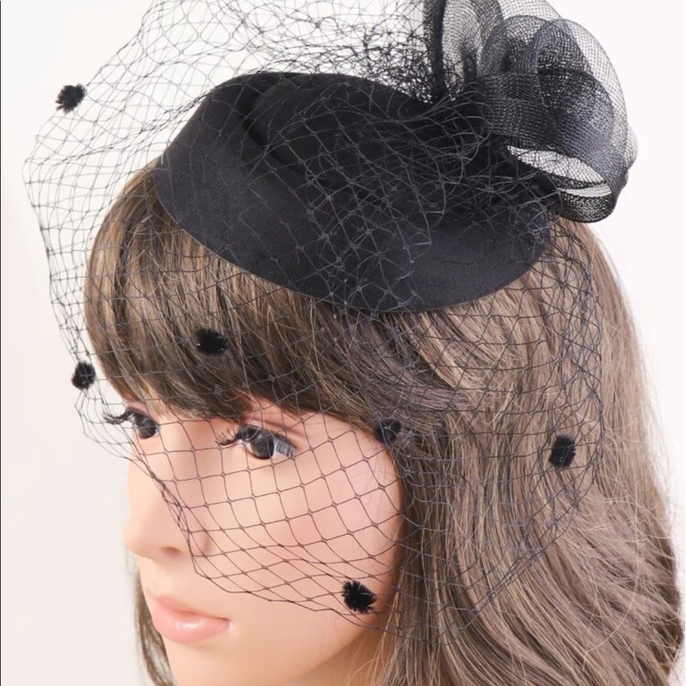 Nwt Birdcage Veil Hair Clip